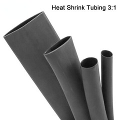 Black Heat Shrink Tubing Tube Dual Wall 3:1 Marine Adhesive Glue Lined