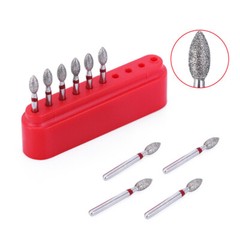 Dental Diamond Burs #379-023F/368-023F Egg Fine Cutting Gritting High Speed Grip