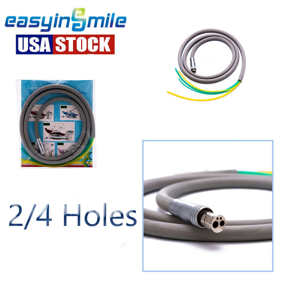 1 PCS Dental Silicone Tube Hose Tubing 2/4 Hole Handpiece Tubing Straight Tubing