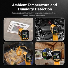 Infrared Laser Temperature Gun with Fast Readings for Home and Industrial Use