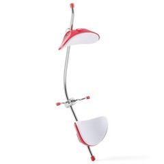 Dental Orthodontic Reverse Pull Headgear Facemask Facial Mascara Adjustable Red