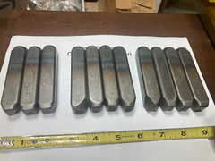 CH Hanson Individual HD 1/2″ Steel Stamp, See Specifics For Availability