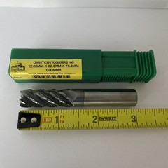 Endmill 12.0mm x 32mm X 75.mm – 1.00mmr Gorilla Mll Carbide