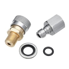 1/8 BSPP Female Thread Quick Coupler CNC Machined from Stainless Steel