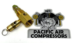 CV4X4TA-A175 ROLAIR IN TANK CHECK VALVE 1/2″ FPT X 1/2″ MPT WITH SAFETY VALVE