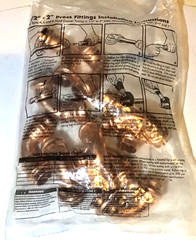 10 New NIBCO PRESS x PRESS 1/2″ 90-DEGREE COPPER ELBOWS *Free Shipping*