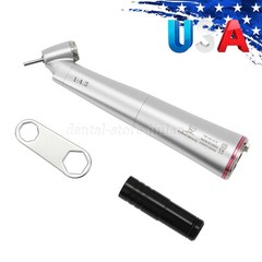 Dental Optic Fiber LED 1:4.2 Increasing Handpiece 45°Angle Head External Channel