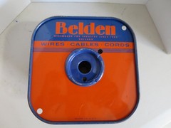 Belden 8947-1000 18 AWG Stranded Hook-Up Wire 1000 Ft Serve Braid Lacquered USA