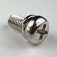 m5 x 0.8 JIS Pan Head Screws w/ Lock Washer – Bright Plated – Made in Japan