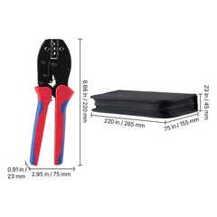 Uimoso Solar Connector Crimping Tool Kit 14-10 AWG with Accessories