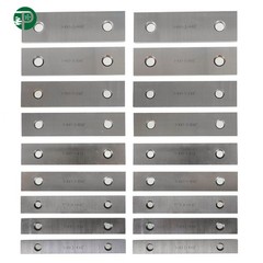 9 Pair Steel Parallel Set 1/4 inch Thick 6 inch Long 0.0002 inch Precision