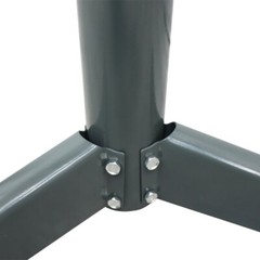 TECHTONGDA 5 Rolls 23.9″-41.6″ Adjustable Conveyor Roller Table 250Lbs Capacity