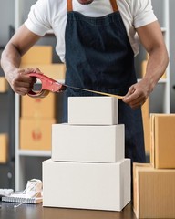 Space-Saving Shipping Boxes 45-Pack: Mixed Sizes for Efficient Packing & Mailing