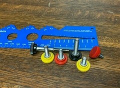 M6 Thumb Screws in Stainless Steel DIN 912 Metric, Knurled Red, Yellow, or Black