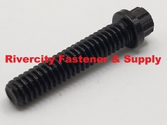 1/4-20×1-1/4 Alloy Steel 12 Point Flange Screws 1/4x20x1.25 Extra Strong Bolts