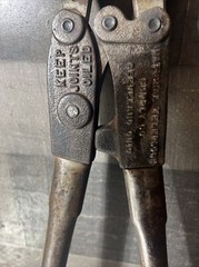 National Telephone Supply Co. Nicropress 53-XPJ Manual Swaging Tool. Top Chipped