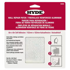 6 In. X 6 In. Aluminum Self Adhesive Wall Patch