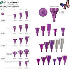 Dental Healing Abutment Cap/Closure Cover Screw Fit Straumann Cross Bone Level