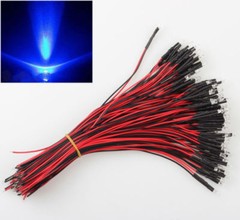 5mm 3mm LED Bulb Lamp Diodes Light Pre-Wired 12V 20cm DC Fr DIY Car Boat Toy LOT