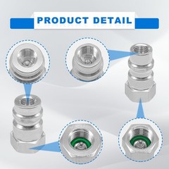 R12 to R134A Conversion kit, AC Retrofit Fitting Adapter Kit,R12 R22 to R134A…