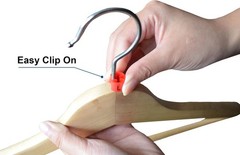 Garment Colored Blank Hanger Size Marker Snap On Hanger Tag 100Pcs