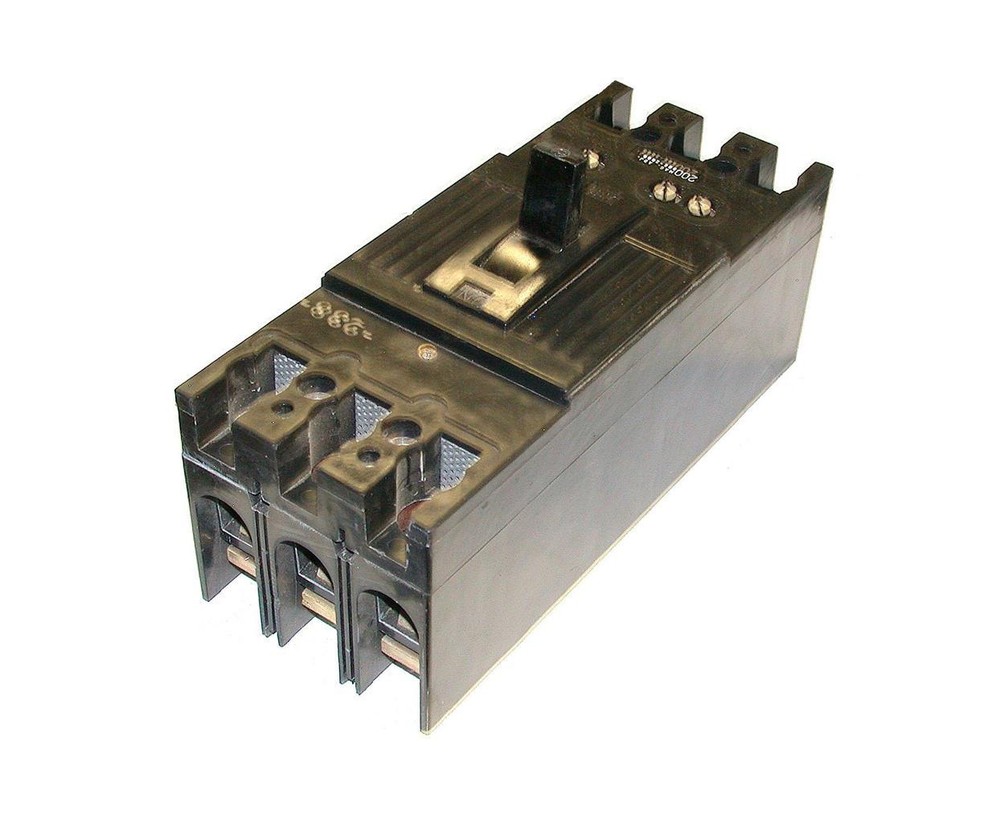 GENERAL ELECTRIC 200 AMP 3-POLE CIRCUIT BREAKER 600 VAC MODEL TFJ236200