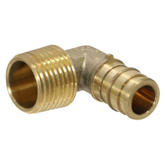 10 Pcs. XFITTING 1/2″ Pex A x 1/2″ Male Elbow, Expansion MNPT Elbow 201-2-5=10