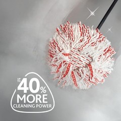 1 Pack O-Cedar EasyWring Microfiber Mop Refill, Deep Clean Replacement Head