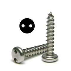 Anti Theft License Plate Screw Kit Stainless Steel Tamper Proof Spanner Pan Head