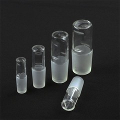 Various Sized Glass Hollow Stopper Flask Plug Chemistry Laboratory Glassware