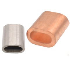 Wire Rope Ferrules Cable Crimps Sleeve Stainless Steel/Copper Crimp Clamp M1~M8