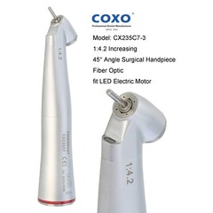 COXO Dental Electric Handpiece 1:5 LED Contra Angle Fiber Optic NSK X95L X25L