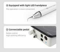 Dental Ultrasonic Piezo Scaler Fit Woodpecker EMS Cavitron Tip LED Handpiece jff