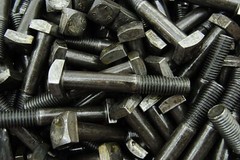 (15) Square Head 5/8-11 x 4″ Bolts Unplated A307 15/16″ Sq