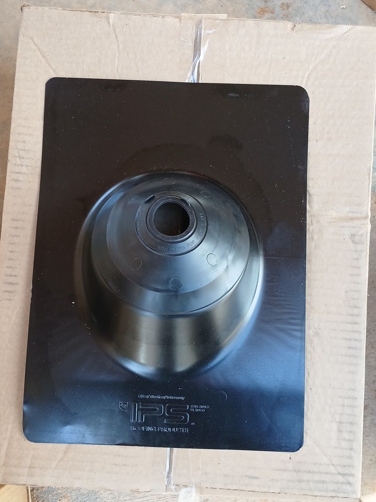 IPS Aluminum Base Roof Flashing, 1.5″ To 4″ Water-Tite 4N1 Vent Pipe Flange