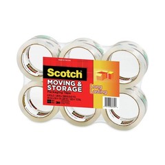 Scotch 36506 1.88″ x 54.6 yds 3″ Core Storage Tape – Clear (6/PK) New