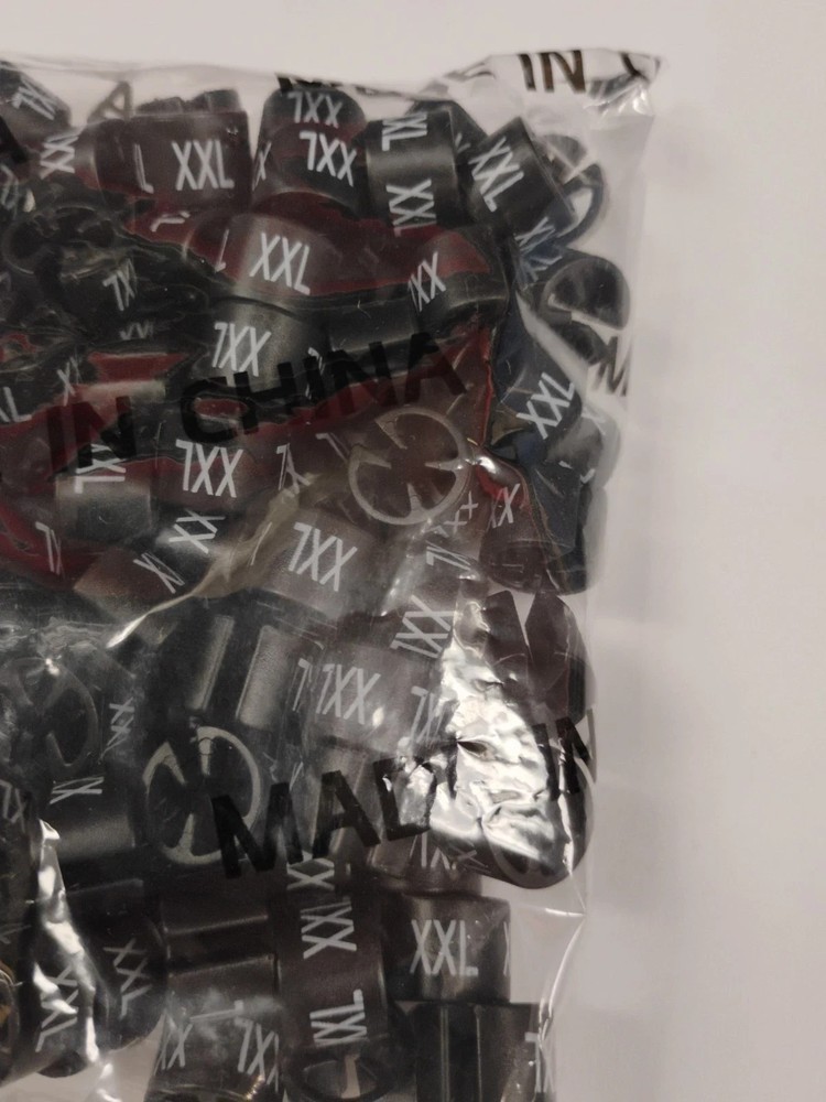 Hanger Garment Size Marker Tag XXL Sizer 100 Pieces Retail Store Size XXL