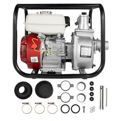 2″ Inch 6.5HP Gas Water Semi Trash Pump Gas-Power Water Irrigation Transfer Pump
