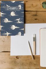 Moon Clouds Dream Journal | Guided Dream Diary