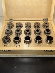 Hardly Used Parlec 100PG-S062 15 Piece TG Collet Set Machining Tools