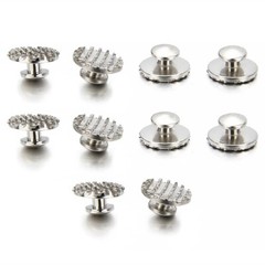100 Pcs 10 Packs Dental Orthodontic Lingual Button Round Mesh Base