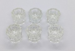 Glass Dappen Dishes – Clear Glass