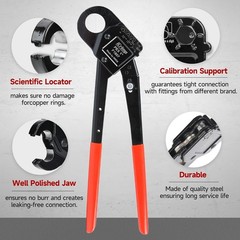 Angle Head F1807 PEX Pipe Crimping Tool for Copper Rings