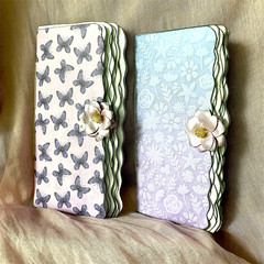 2 Handmade Junk Journal Blank Writing Booklets – Diary Book Layered Edge Slim