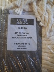 Uline 48″ Economy Dust Mop Replacement Head S-9990