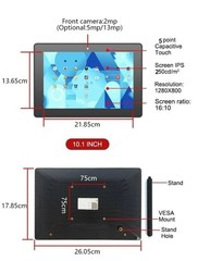 10 Inch Android 1GB RAM 8GB ROM Quad Core Touch Screen Tablet with WiFi