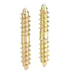 20pcs/set 5*30mm Dowel Screw Woodworking Furniture Connector Double Ended Screw