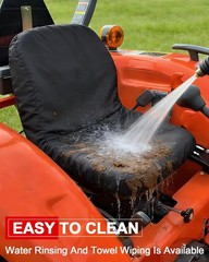 UV-Resistant Black Seat Cover for Kubota L3902 | L3302 | Easy Installation