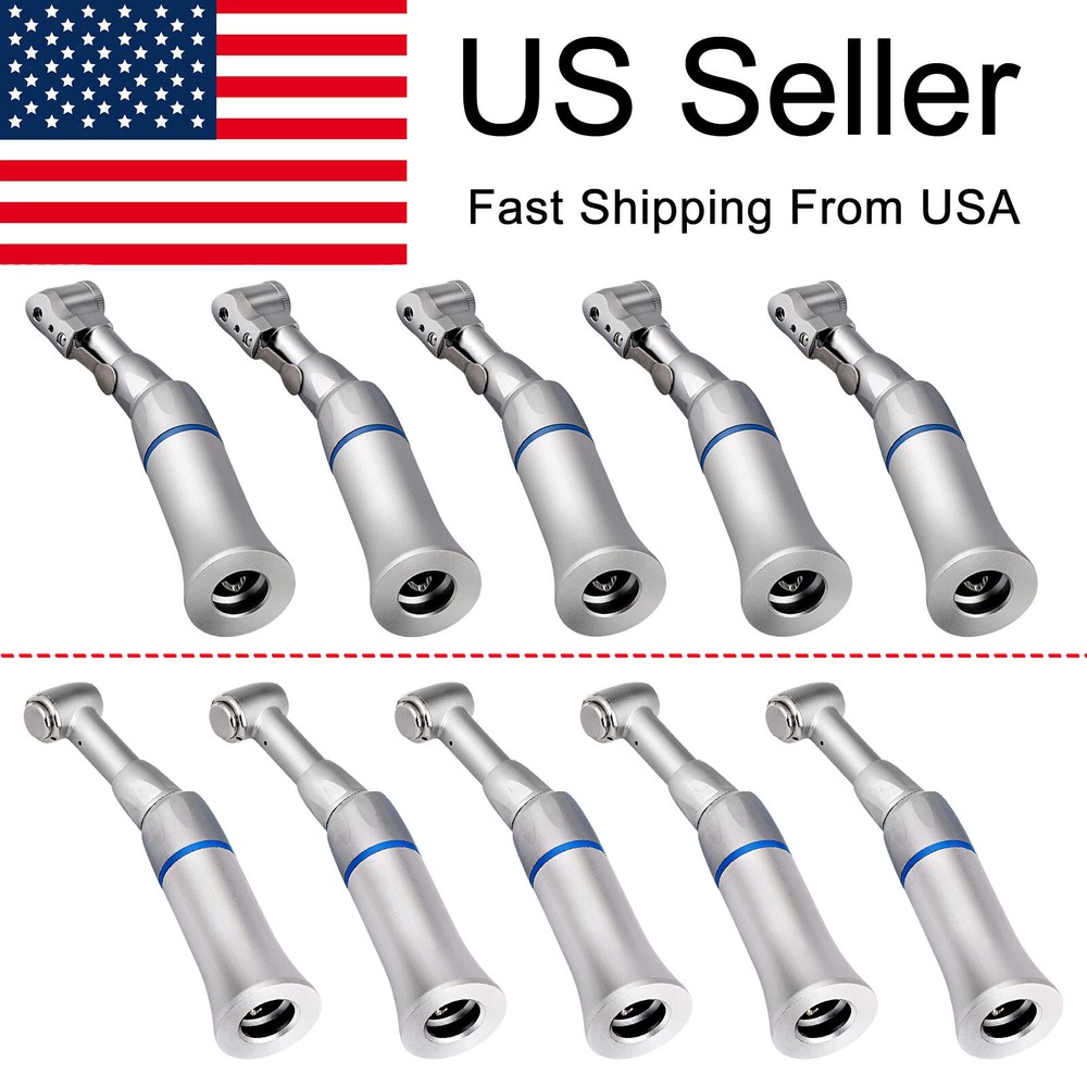 Dental Slow Low Speed Handpiece Push Button/Latch Contra Angle NSK Style E-type