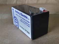 SURPLUS NEW Power Kingdom PS1.2-12 12 Volt 1.2 Ah Sealed Lead Acid Battery